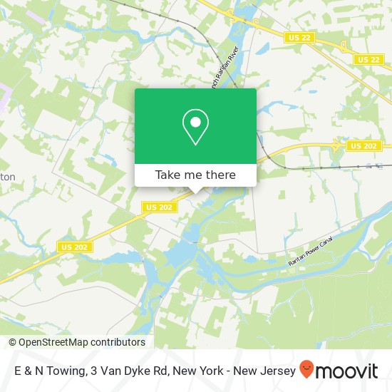 E & N Towing, 3 Van Dyke Rd map