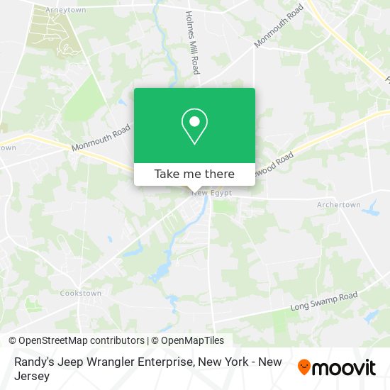 Randy's Jeep Wrangler Enterprise map