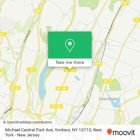 Mapa de Michael Central Park Ave, Yonkers, NY 10710