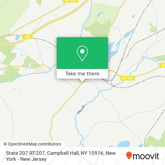 Mapa de State 207 RT-207, Campbell Hall, NY 10916