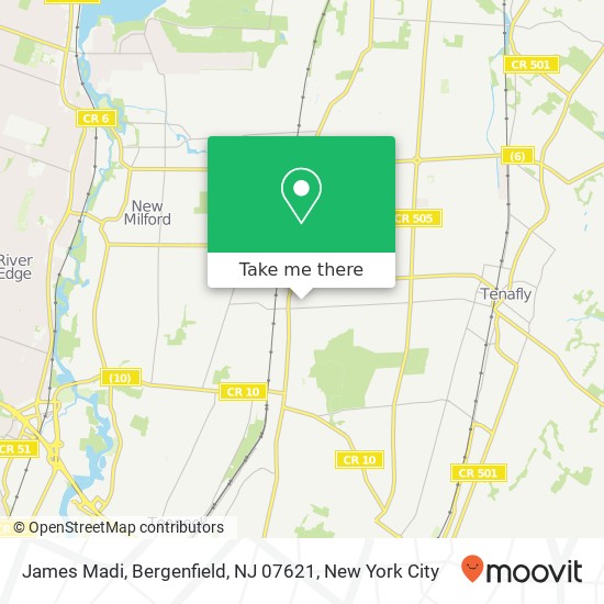 James Madi, Bergenfield, NJ 07621 map