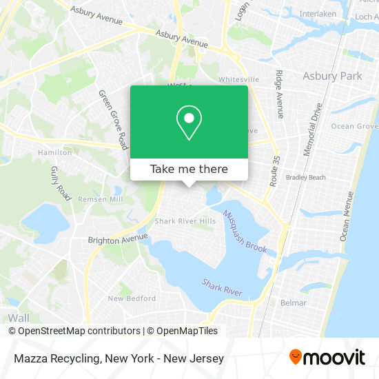 Mazza Recycling map