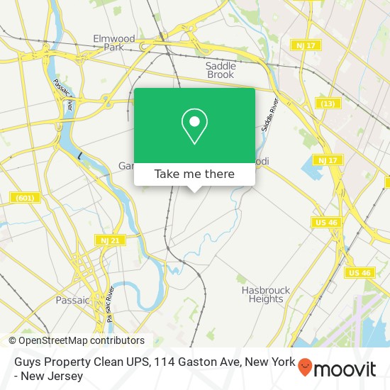 Guys Property Clean UPS, 114 Gaston Ave map