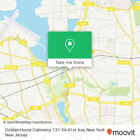 Golden Home Cabinetry, 131-34 41st Ave map