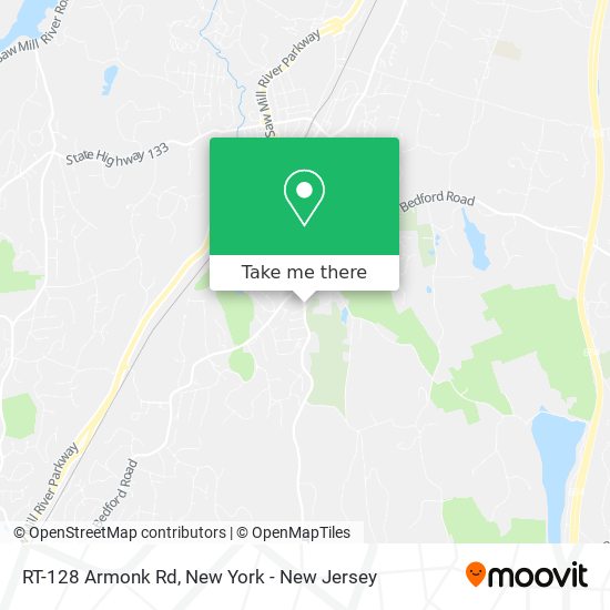 RT-128 Armonk Rd map