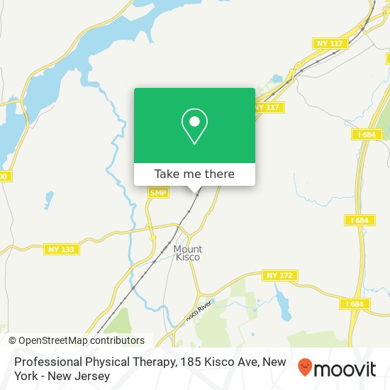 Mapa de Professional Physical Therapy, 185 Kisco Ave