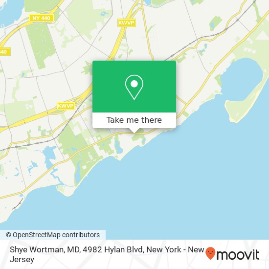 Mapa de Shye Wortman, MD, 4982 Hylan Blvd