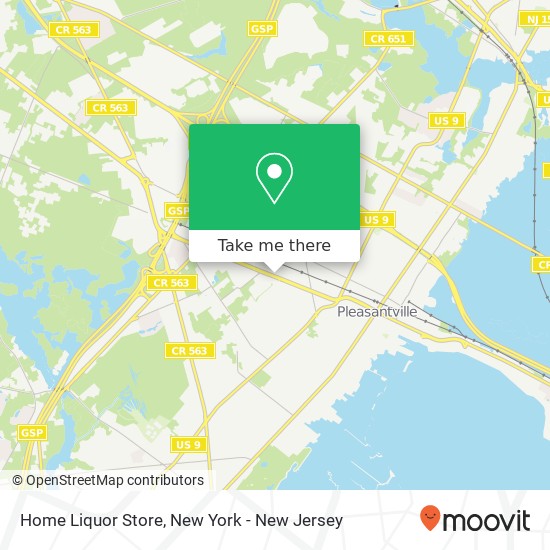 Home Liquor Store map