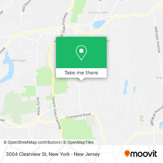 Mapa de 3004 Clearview St