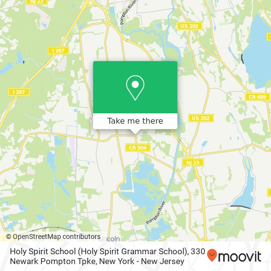 Holy Spirit School (Holy Spirit Grammar School), 330 Newark Pompton Tpke map