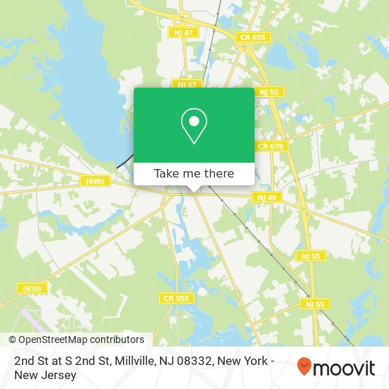 2nd St at S 2nd St, Millville, NJ 08332 map