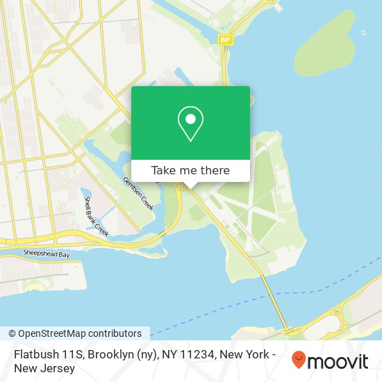 Mapa de Flatbush 11S, Brooklyn (ny), NY 11234