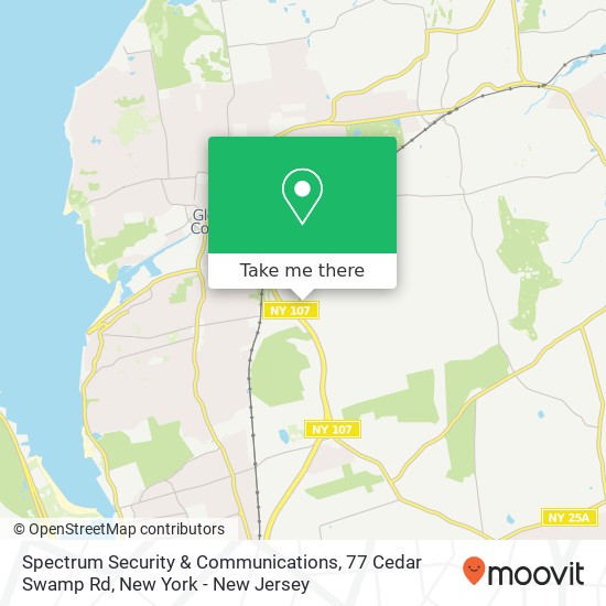 Spectrum Security & Communications, 77 Cedar Swamp Rd map