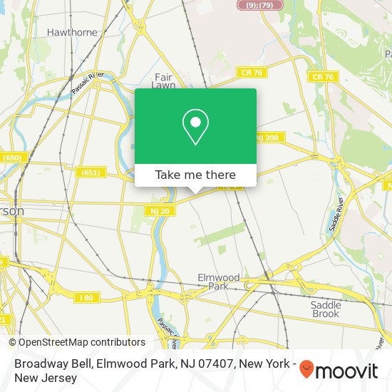 Broadway Bell, Elmwood Park, NJ 07407 map
