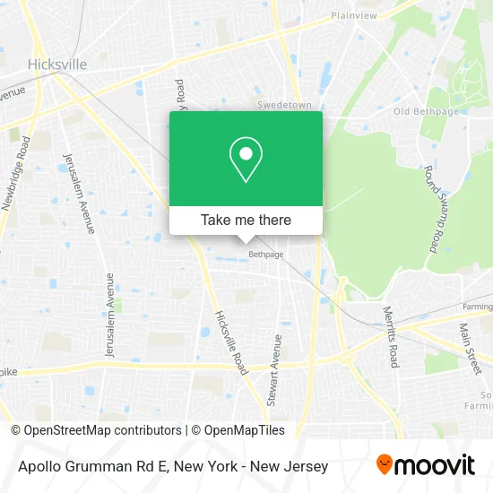 Apollo Grumman Rd E map