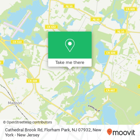 Cathedral Brook Rd, Florham Park, NJ 07932 map