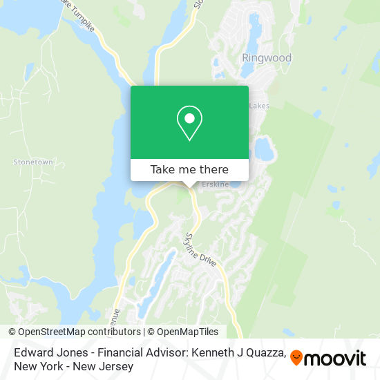 Mapa de Edward Jones - Financial Advisor: Kenneth J Quazza