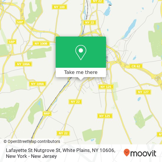 Mapa de Lafayette St Nutgrove St, White Plains, NY 10606