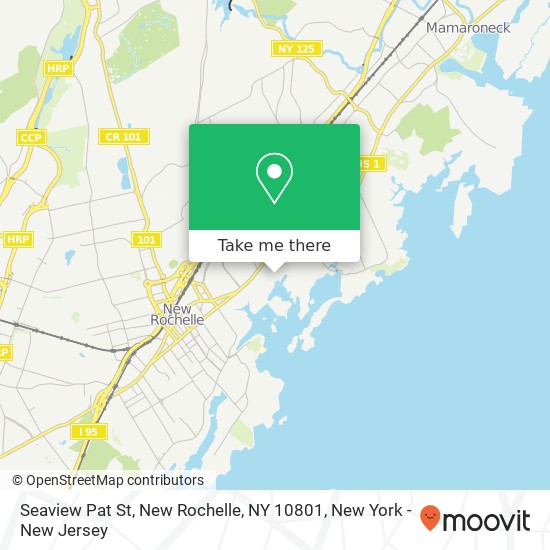 Seaview Pat St, New Rochelle, NY 10801 map