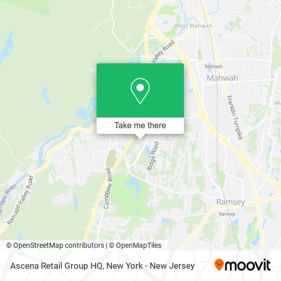 Mapa de Ascena Retail Group HQ