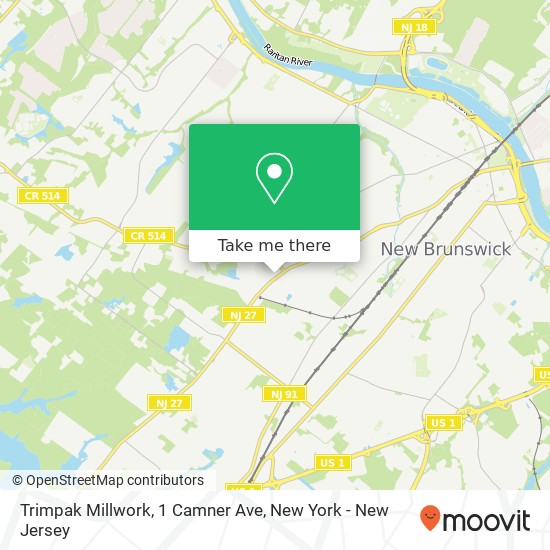 Trimpak Millwork, 1 Camner Ave map