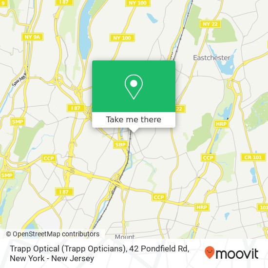 Mapa de Trapp Optical (Trapp Opticians), 42 Pondfield Rd