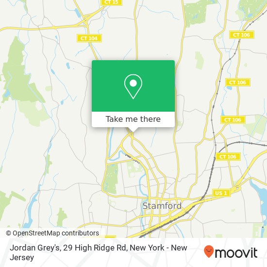 Jordan Grey's, 29 High Ridge Rd map