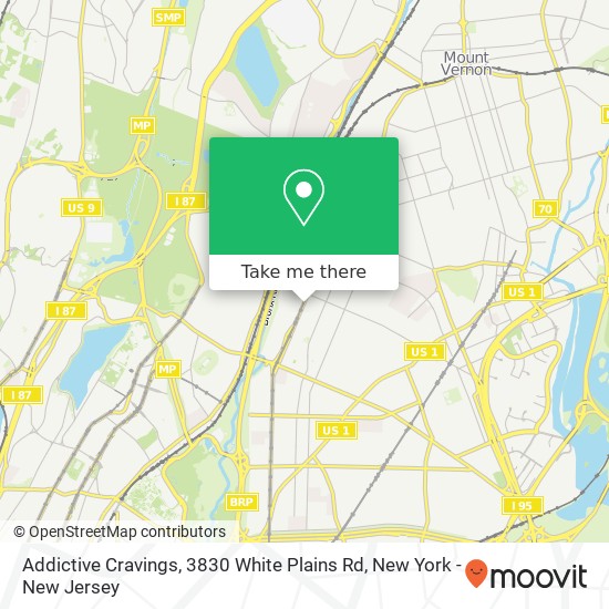 Addictive Cravings, 3830 White Plains Rd map