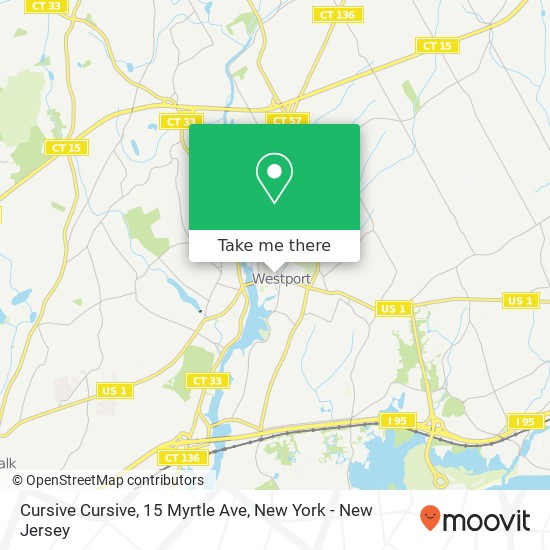 Mapa de Cursive Cursive, 15 Myrtle Ave