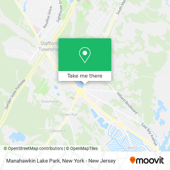 Mapa de Manahawkin Lake Park