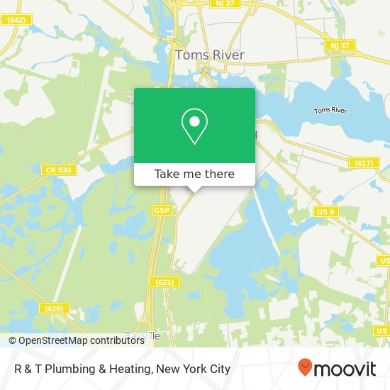 Mapa de R & T Plumbing & Heating