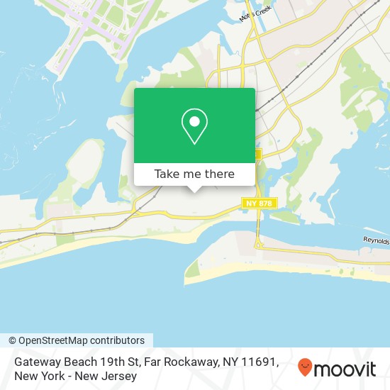 Gateway Beach 19th St, Far Rockaway, NY 11691 map