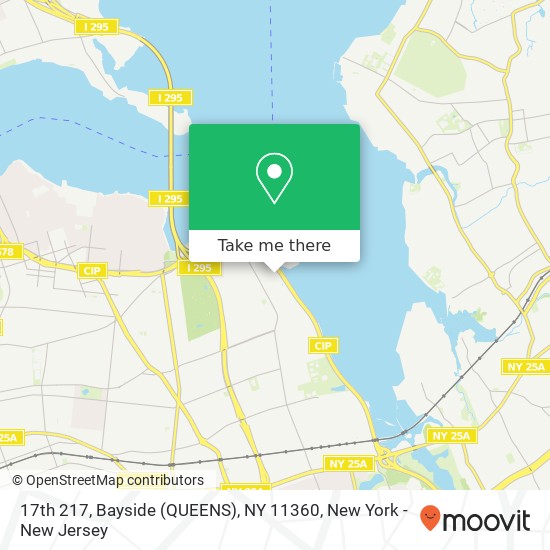 17th 217, Bayside (QUEENS), NY 11360 map