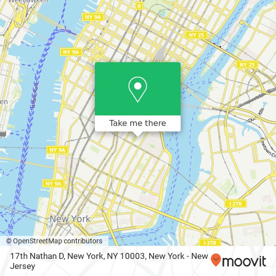 17th Nathan D, New York, NY 10003 map