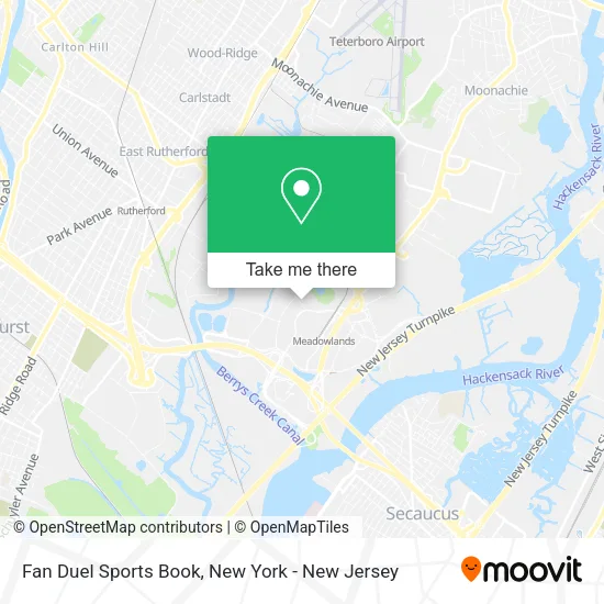 Fan Duel Sports Book map