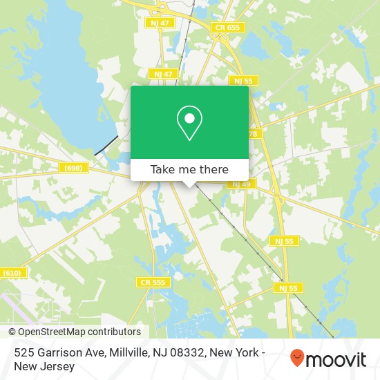 525 Garrison Ave, Millville, NJ 08332 map