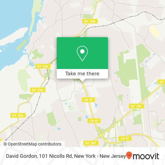 Mapa de David Gordon, 101 Nicolls Rd