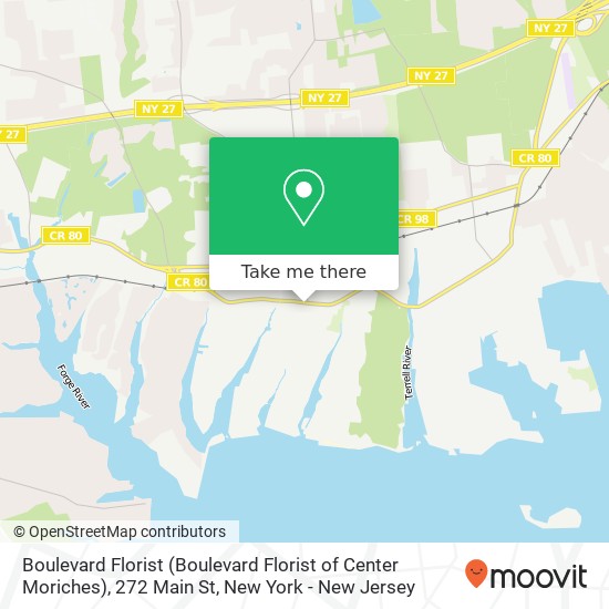 Boulevard Florist (Boulevard Florist of Center Moriches), 272 Main St map