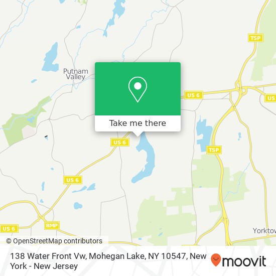 138 Water Front Vw, Mohegan Lake, NY 10547 map