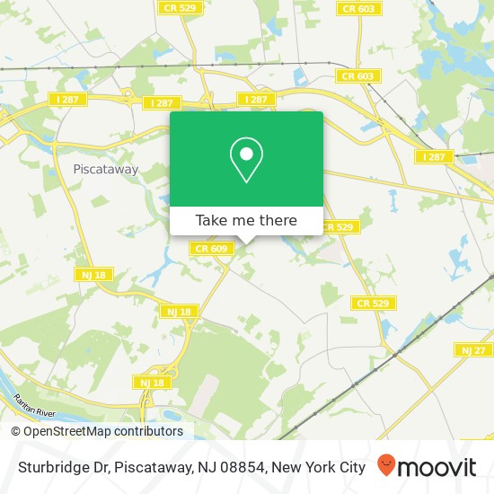 Sturbridge Dr, Piscataway, NJ 08854 map