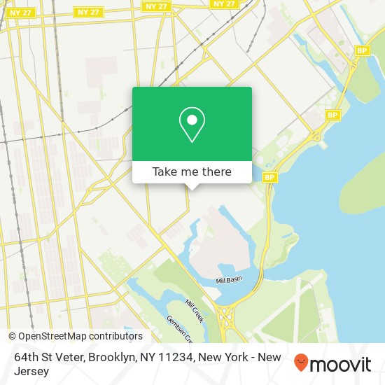 64th St Veter, Brooklyn, NY 11234 map