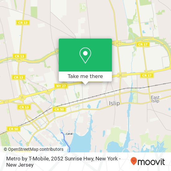 Metro by T-Mobile, 2052 Sunrise Hwy map