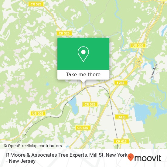 R Moore & Associates Tree Experts, Mill St map