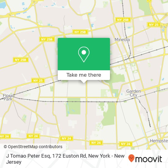 J Tomao Peter Esq, 172 Euston Rd map