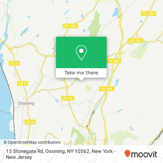 13 Stonegate Rd, Ossining, NY 10562 map