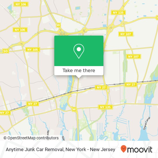 Anytime Junk Car Removal map