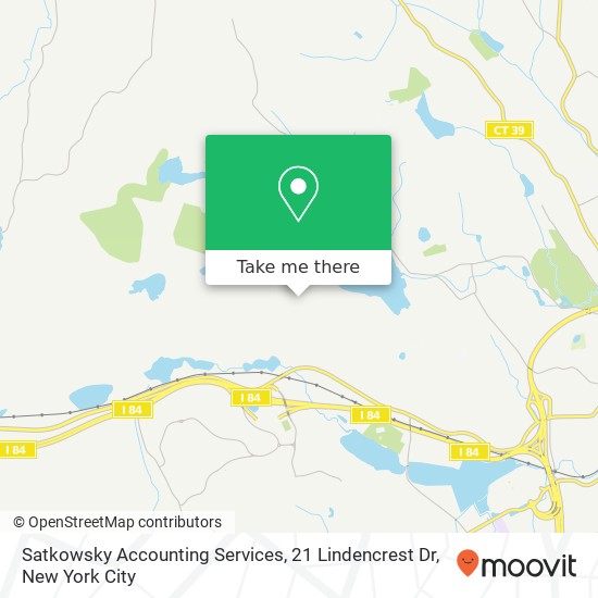 Satkowsky Accounting Services, 21 Lindencrest Dr map