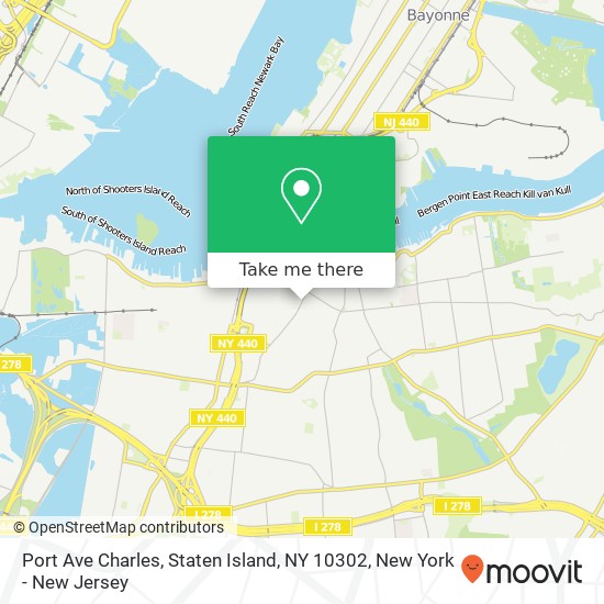 Port Ave Charles, Staten Island, NY 10302 map