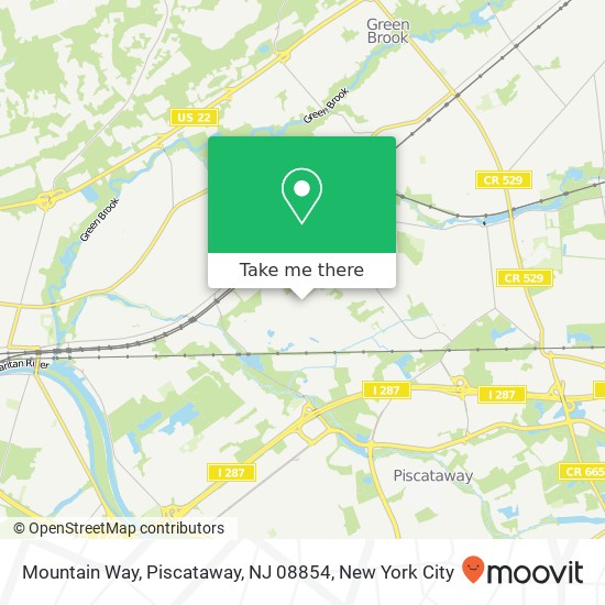 Mountain Way, Piscataway, NJ 08854 map