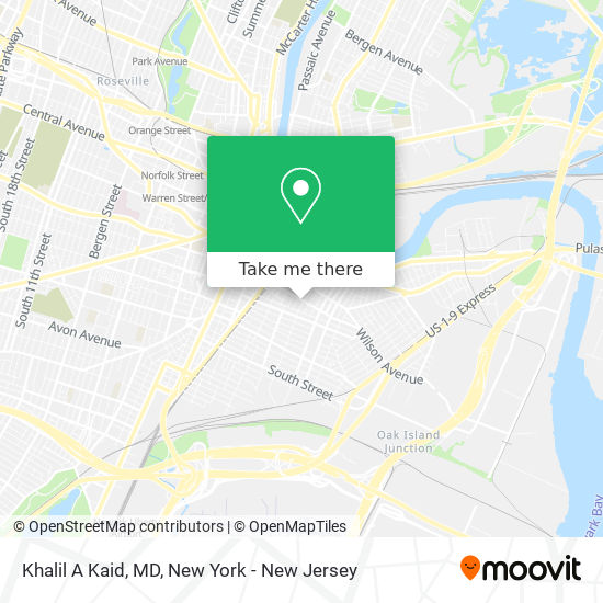 Khalil A Kaid, MD map